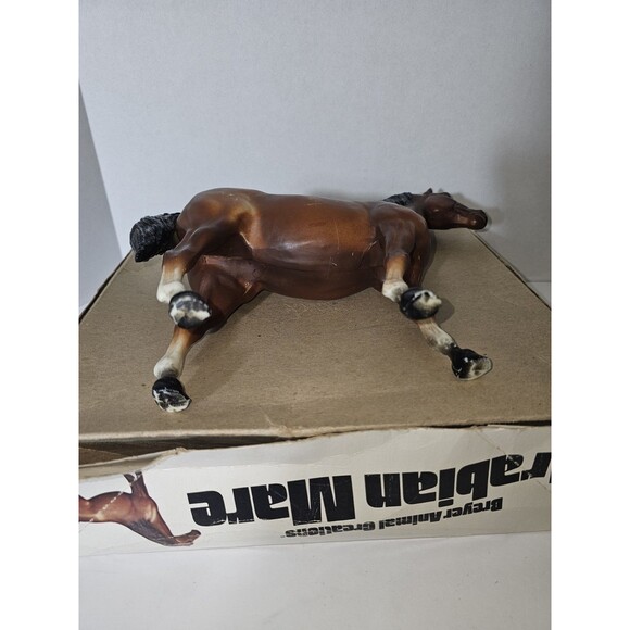 Vintage Breyer Family Arabian Mare Sheba #14 Model Horse Matte With Original Box - Picture 7 of 11